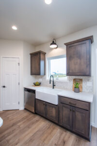 Hand-wash sink area