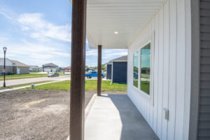 side walk of Oakmont home