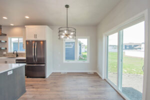 Kitchen side area of home