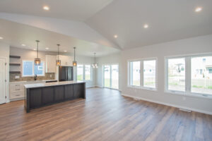 Kitchen area on second floor