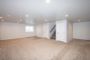 Empty area basement