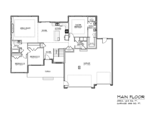 Prestwick main home floor plan